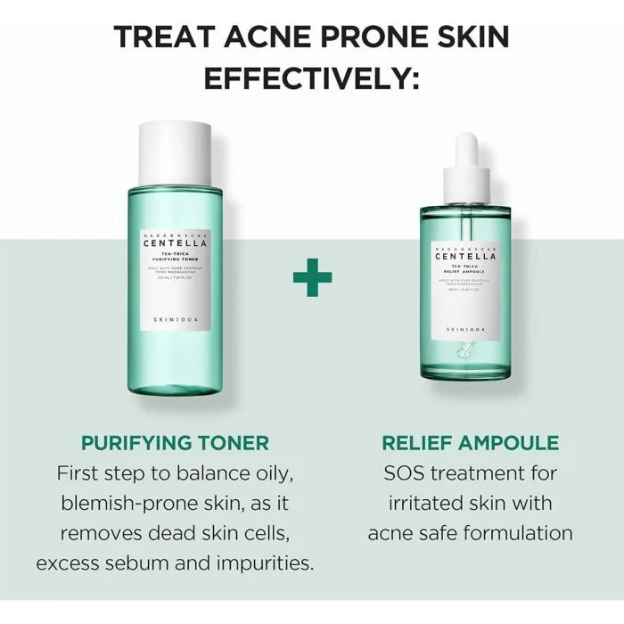 تونر ضد جوش تی تریکا اسکین 1004 (SKIN1004 Centella Tea-Trica Purifying Toner)