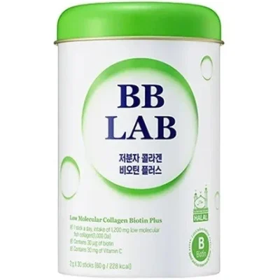 پودر کلاژن جوانساز بیوتین پلاس بی بی لب BB LAB با کلاژن دریایی و بیوتین