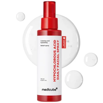 اسپری ضدجوش و تسکین دهنده اسید هیپوکلروس مدی کیوب مدل Hypochlorous Acid Daily Facial Spray