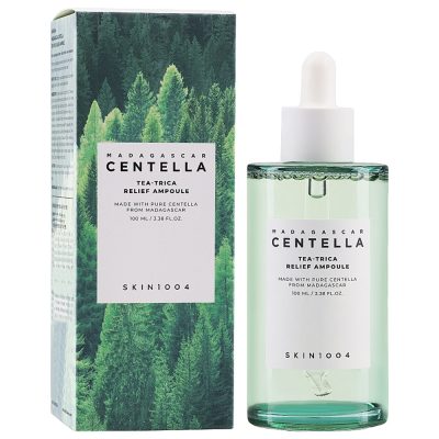آمپول سنتلا تسکین دهنده چای تریکا اسکین 1004 مدل Centella Tea-Trica Relief Ampoule
