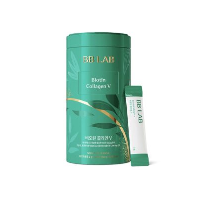 پودر کلاژن جوانساز و تقویت مو و ناخن بی بی لب BB LAB Biotin Collagen V با فرمول غنی از کلاژن ماهی و بیوتین