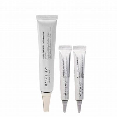 پک کرم دور چشم ضدلک و روشن‌کننده مری اند می مدل Glutathione حاوی گلوتاتیون و ترانگزامیک اسید