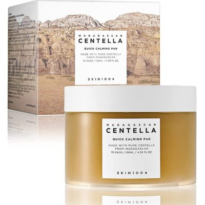 تونر پد تسکین دهنده سنتلا اسکین 1004 SKIN1004 Madagascar Centella Quick Calming Pad