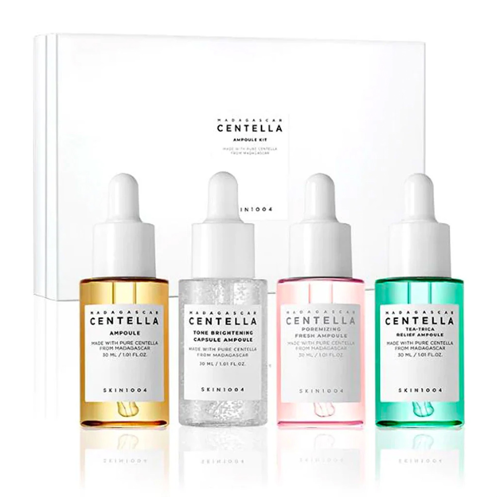 کیت آمپول ماداگاسکار سنتلا اسکین 1004 (SKIN1004 Madagascar Centella Ampoule Kit)