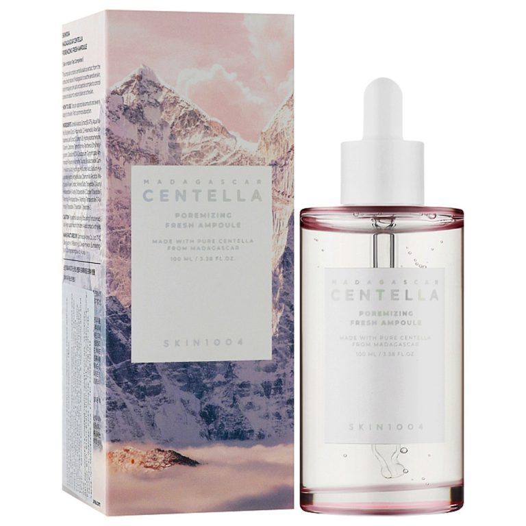 آمپول کنترل و کوچک کننده منافذ سنتلا ماداگاسکار اسکین1004 مدل Poremizing Fresh Ampoule