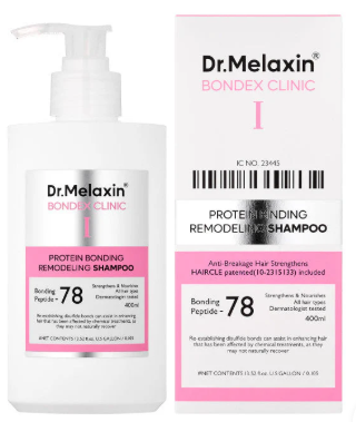 شامپو ترمیم‌کننده و تقویت‌کننده مو دکتر ملاکسین مدل Bondex Protein Bonding Remodeling