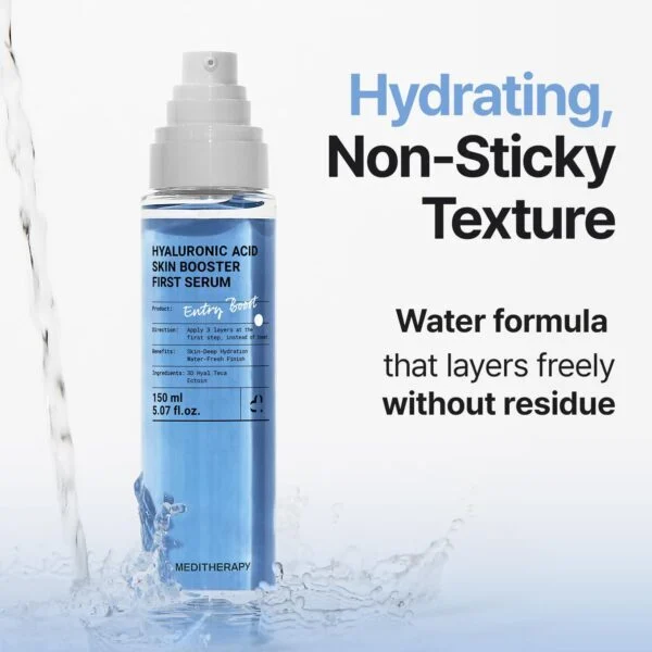 بوستر سرم هیالورونیک اسید آبرسان عمیق مدی تراپی Meditherapy Hyaluronic Acid Skin Booster First Serum