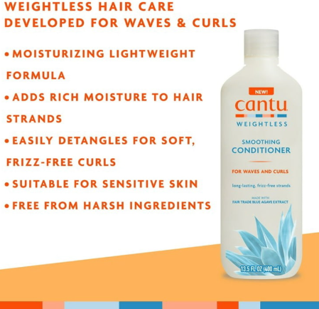 ژل حالت دهنده موهای فر کنتو مدل Weightless Smooth Hold Gel حجم 295 میلی لیتر - تصویر 3