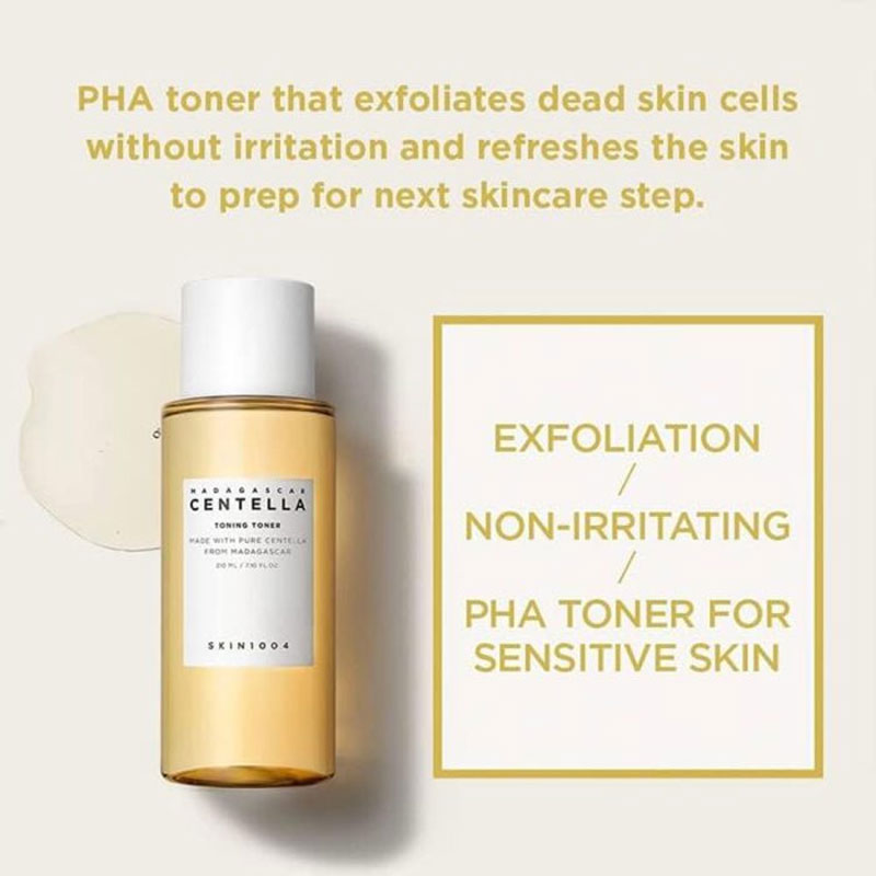 تونر تسکیندهنده و ترمیمکننده سنتلا ماداگاسکار اسکین 1004 (SKIN1004 Madagascar Centella Toning Toner) - تصویر 3