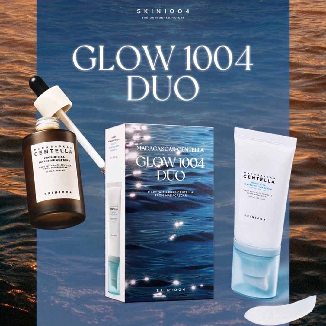 پک ضدآفتاب و سرم پروبیوسیکا اسکین 1004 CENTELLA Glow 1004 Duo Set - تصویر 3