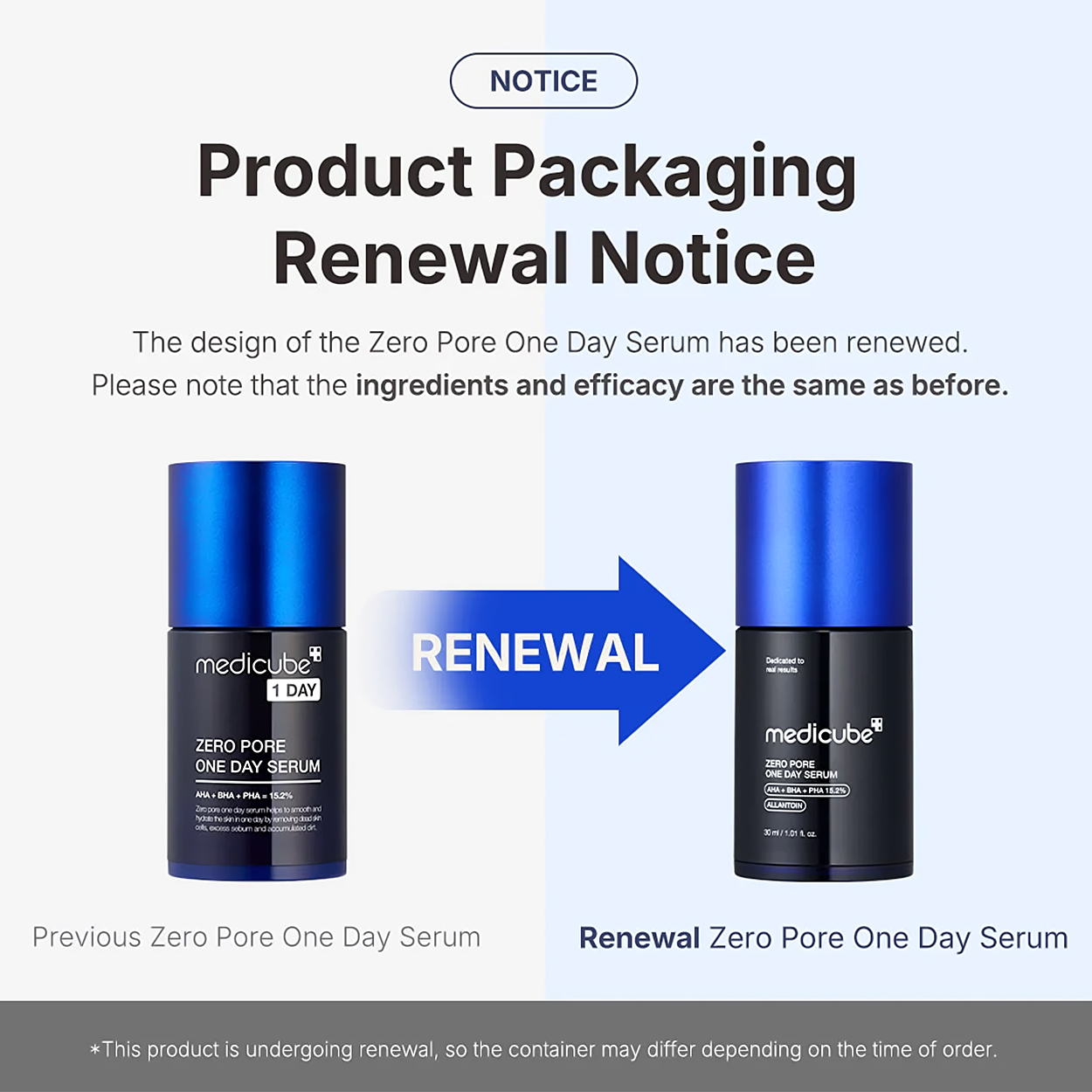 سرم لایه بردار و رفع منافذ وان دی مدی کیوب مدل Zero Pore One Day Serum - تصویر 2