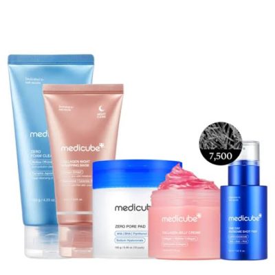 ست پوست شیشه ای و رفع منافذ مدی کیوب مدل Affordable Glass Glow Set