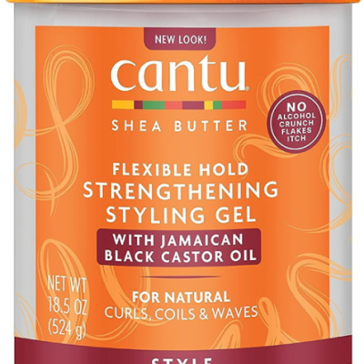 ژل تقویت کننده و حالت دهنده موهای فر کنتو مدل Strengthening Styling Gel with Jamaican Black Castor Oil حجم 524 میلی لیتر