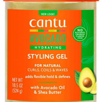 ژل آبرسان و ضد وز موهای فر کنتو مدل Avocado Hydrating Styling Gel وزن 524 گرم