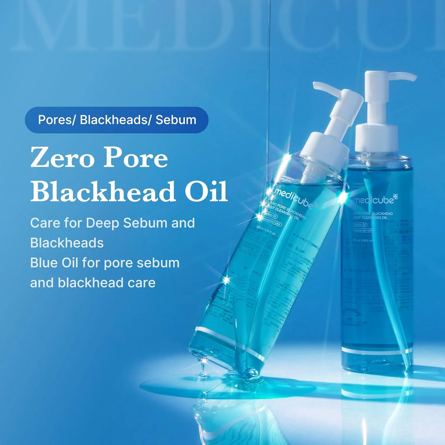 روغن پاککننده منافذ و ضد جوش مدیکیوب مدل Zero Pore Blackhead Cleansing Oil