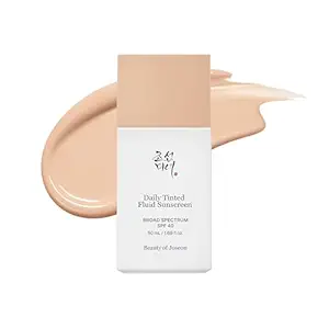 ضد آفتاب رنگی فلوئیدی بیوتی آف جوسان مدل Daily Tinted Fluid Sunscreen SPF50+ PA++++