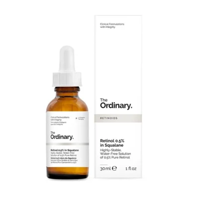 سرم ضد چروک رتینول 0.5 درصد در اسکوالان اوردینری حجم 30 میلی لیتر مدل Retinol 0.5% in Squalane