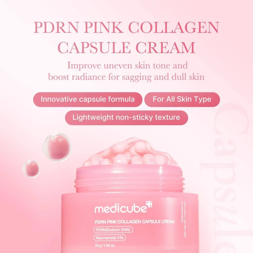 ست جامع جوانساز و مراقبت پوستی مدی کیوب مدل PDRN Pink Glow Home Aesthetic Full Set - تصویر 4