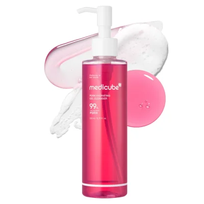 شوینده ژلی پیدیآران مدیکیوب مدل PDRN Pink Gel Cleanser