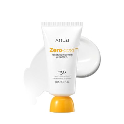 ضدآفتاب فاقد چربی و مرطوب کننده آنوا Anua Zero Cast Moisturizing Sunscreen SPF 50
