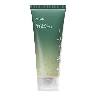 ماسک خاک رس پاکسازی و کوچک‌کننده منافذ آنوا Anua Heartleaf Pore Clay Pack