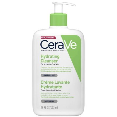 ژل شستشو و آبرسان قوی سراوی مدل Hydrating Cleanser مخصوص پوست نرمال تا خشک