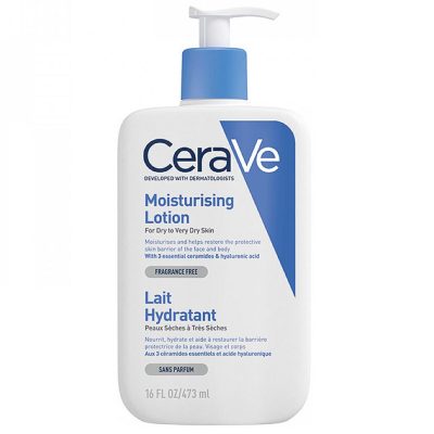 لوسیون مرطوب کننده صورت و بدن سراوی مدل Moisturizing Lotion