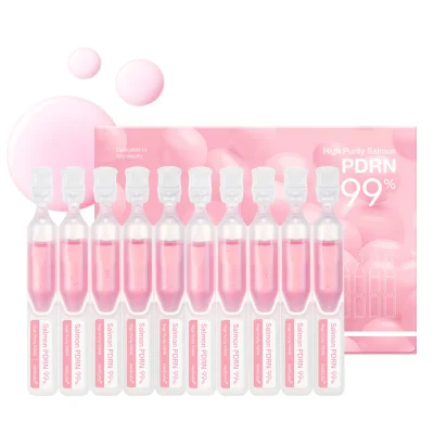 ویال PDRN ماهی سالمون مدی کیوب مدل Salmon DNA PDRN Pink One Day Serum