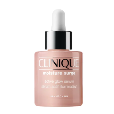 سرم آبرسان و روشن کننده کلینیک Moisture Surge Active Glow | حاوی هیالورونیک اسید، ویتامین C و AHA
