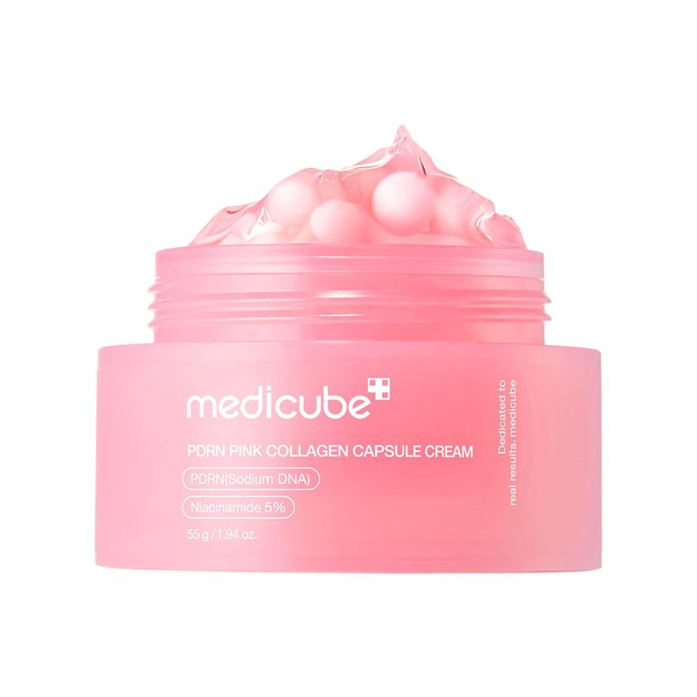 کرم کپسولی کلاژن و PDRN مدی کیوب Medicube Salmon DNA PDRN Pink Collagen Capsule Cream