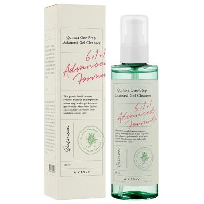 ژل شستشو کینوا اکسیس وای AXIS-Y Quinoa One-Step Balanced Gel Cleanser حجم 180 میلی لیتر