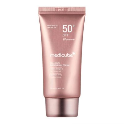 ضد آفتاب کلاژنساز و آبرسان مدیکیوب مدل Collagen Firming Sun Cream