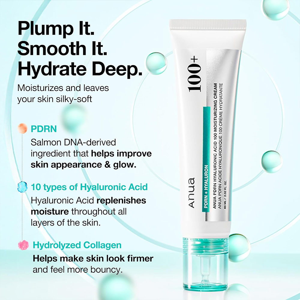 کرم مرطوب کننده هیالورون و PDRN آنوا ANUA PDRN HYALURON MOISTURIZING CREAM - تصویر 4