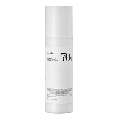لوسیون آبرسان و تسکین‌دهنده ۷۰٪ هارتلیف آنوا (Anua Heartleaf 70% Daily Relief Lotion)