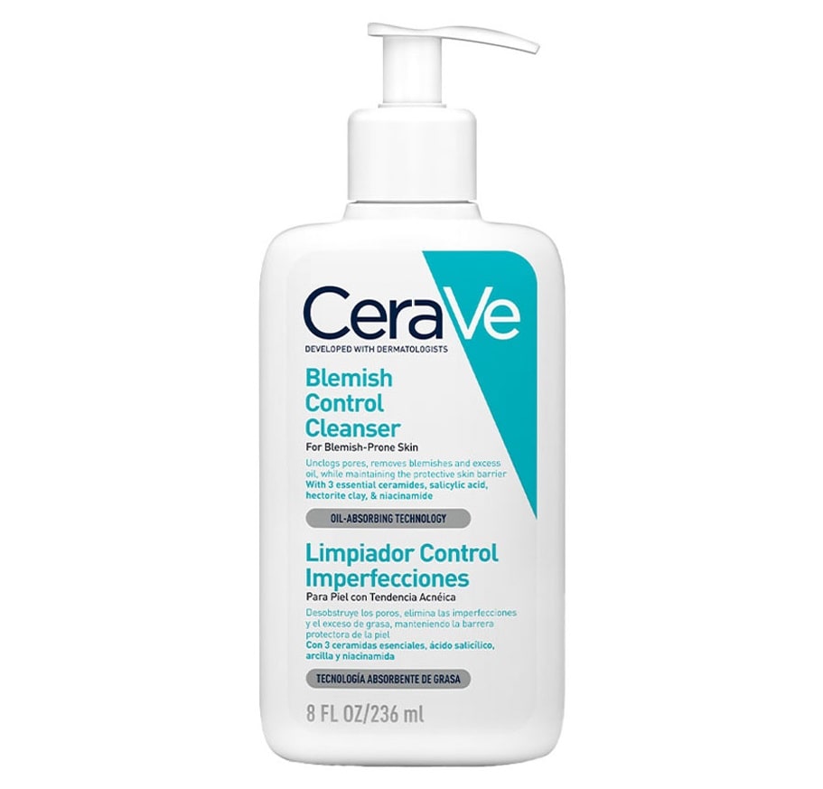 ژل شستشوی ضد جوش سراوی مدل Blemish Control حجم 236 میلی لیتر
