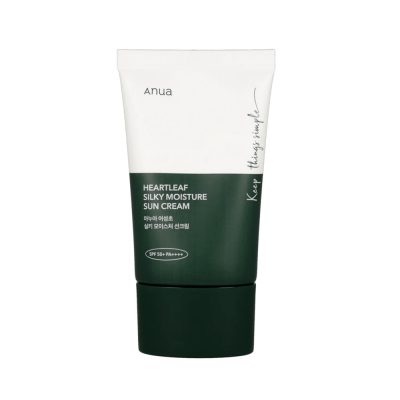ضدآفتاب مرطوبکننده و تسکیندهنده هارتلیف آنوا (Anua Heartleaf Silky Moisture Sun Cream)