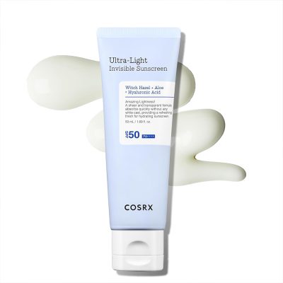 کرم ضدآفتاب بیرنگ و فوق سبک اولترا لایت کوزارکس (COSRX)