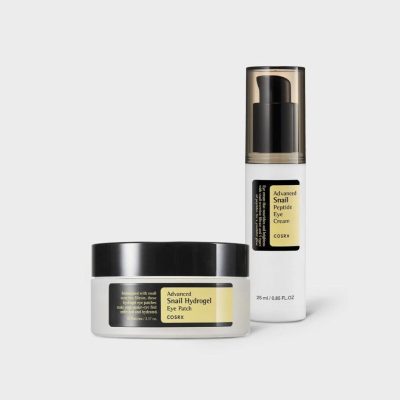 پک ضدچروک حلزون و پپتید کوزارکس مدل Snail Mucin Eye Care Duo مراقبت تخصصی دور چشم