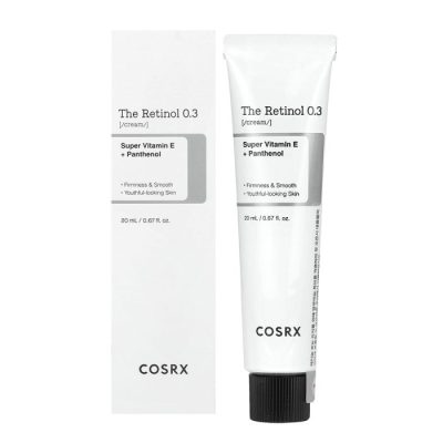کرم ضدچروک و جوانساز رتینول 0.3 کوزارکس مدل Cosrx The Retinol 0.3 Cream درمان تخصصی چین و چروک و بازسازی پوست