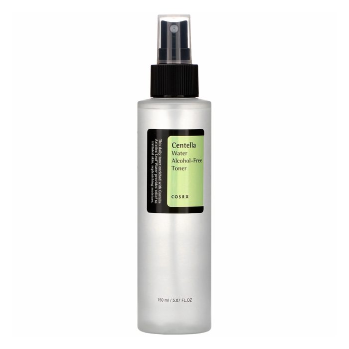 تونر آبرسان و ضدلک سنتلا واتر کوزارکس مدل Cosrx Centella Water Toner تونر تسکیندهنده و ترمیمکننده پوست حساس