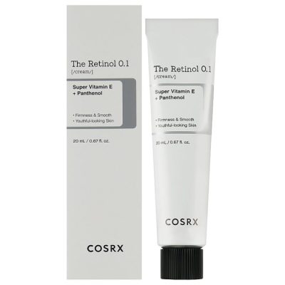 کرم جوانساز و ضد چروک رتینول 0.1 کوزارکس مدل COSRX The Retinol 0.1 Cream ترمیم‌کننده و ضدپیری با رتینول ملایم