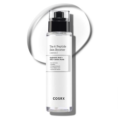 بوستر سرم پپتید 6 کوزارکس مدل COSRX The 6 Peptide Skin Booster Serum تقویت‌کننده، لیفت‌کننده و جوانساز پوست