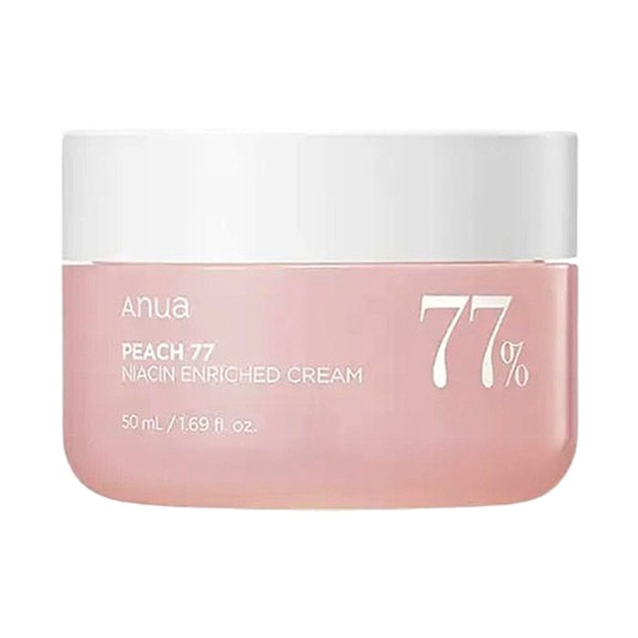 کرم آبرسان و تغذیه کننده نیاسینامید هلو ۷۷٪ آنوا (Anua Peach 77% Niacin Enriched Cream)