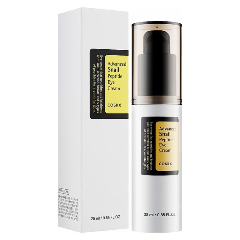 کرم دور چشم حلزون و پپتاید کوزارکس مدل Advanced Snail Peptide Eye Cream حجم 25 میلیلیتر