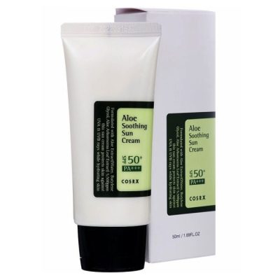 کرم ضد آفتاب و مرطوب کننده آلوئه ورا کوزارکس SPF50