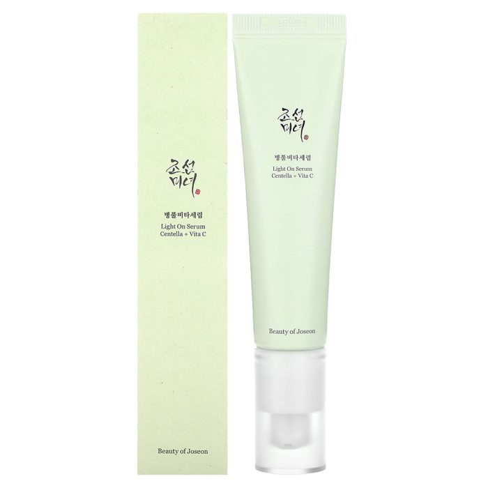 سرم روشن کننده سنتلا و ویتامین سی بیوتی آف جوسان مدل Light On Serum Centella + Vita C حجم 30 میلی لیتر