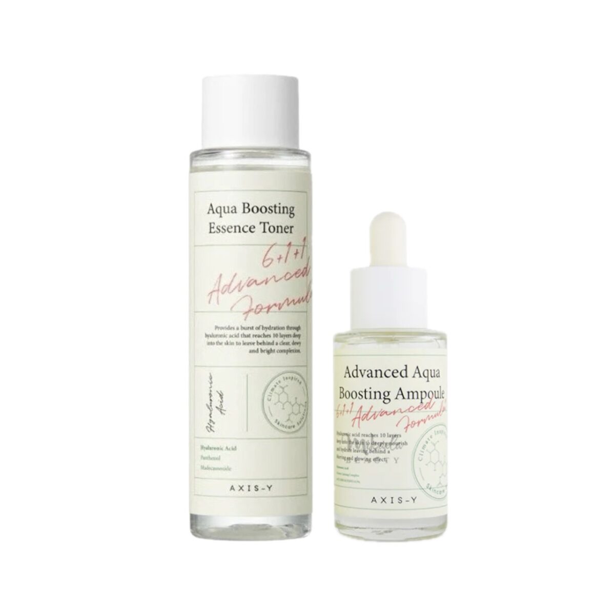 پک تونر و آمپول آبرسان اکوا بوستینگ اکسیس وای AXIS-Y Aqua Boosting Essence Toner and Ampoule Set