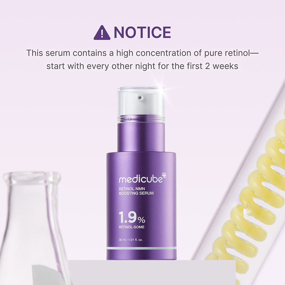 سرم جوانساز و ضد چروک رتینول و NMN مدی کیوب مدل Retinol NMN Boosting Serum - تصویر 5