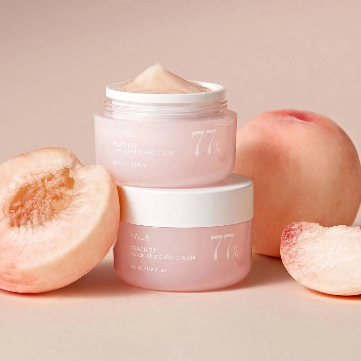 کرم آبرسان و تغذیه کننده نیاسینامید هلو ۷۷٪ آنوا (Anua Peach 77% Niacin Enriched Cream) - تصویر 4