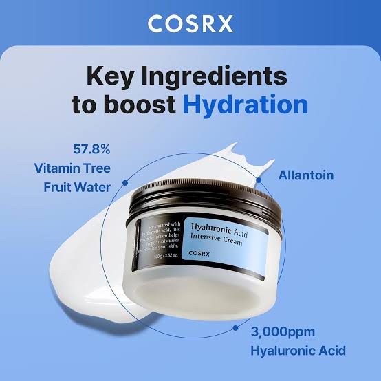 کرم هیالورونیک اسید فشرده کوزارکس (Cosrx Hyaluronic Acid Intensive Cream) - تصویر 5
